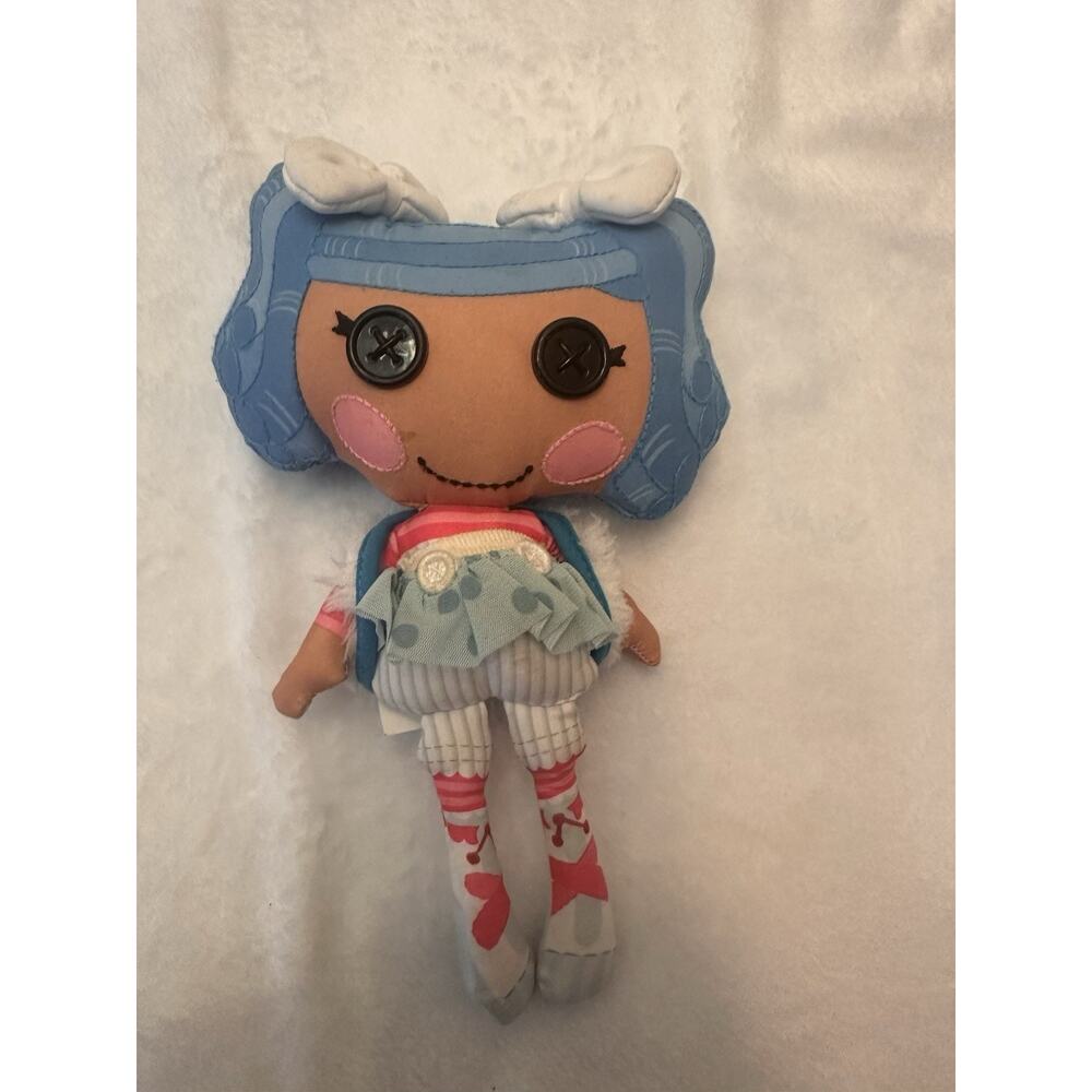 Lalaloopsy Rag & Cloth Doll Blue Hair Button Eyes Vintage Y2K